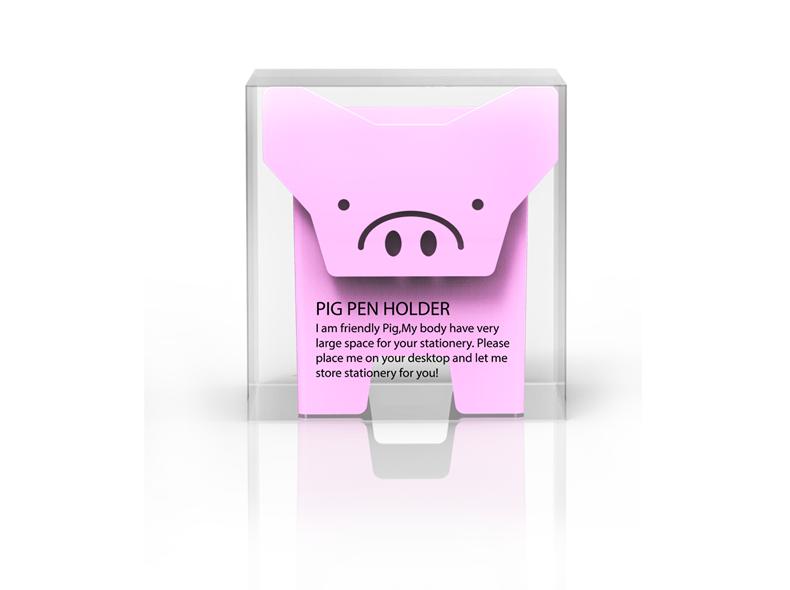 四個好朋友動物筆筒